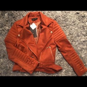 peace + love biker jacket